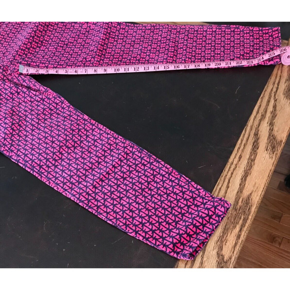 VINEYARD VINES Hot Pink/Navy Anchor Corduroy Slim Straight Ankle Pants - Size 4 - Picture 13 of 13
